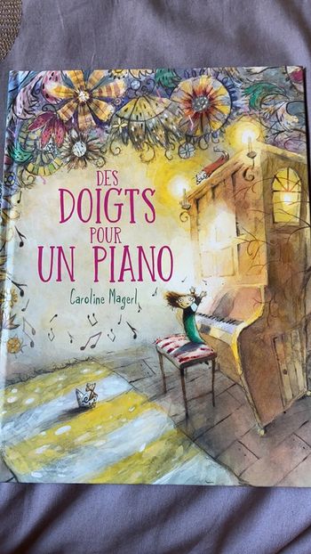 Livre piano des doigts pour un piano