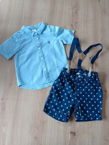 Ensemble short+chemise