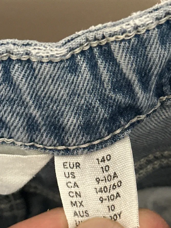 Jeans Fille 10 ans H&M tour de taille réglable - photo numéro 4