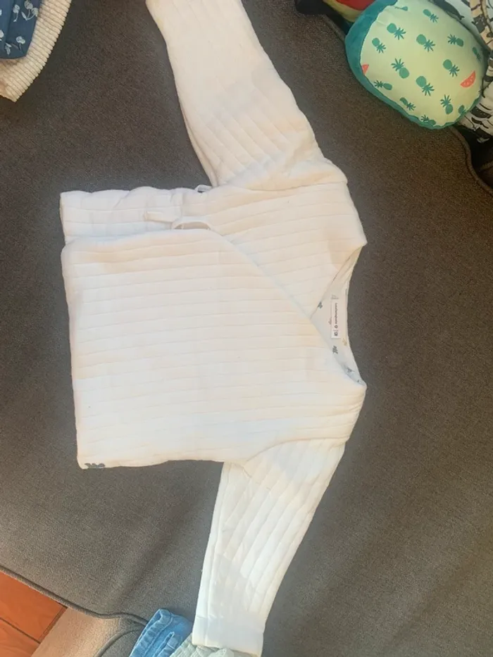 Veste chaude cache coeur