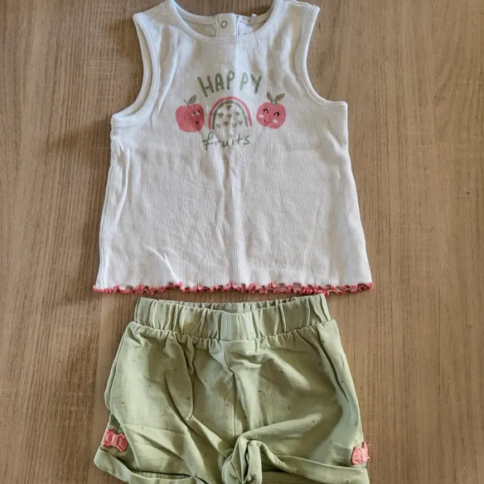 Ensemble short + Tee-shirt 23 mois