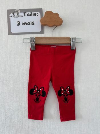 Legging Minnie - taille 3 mois 🌸
