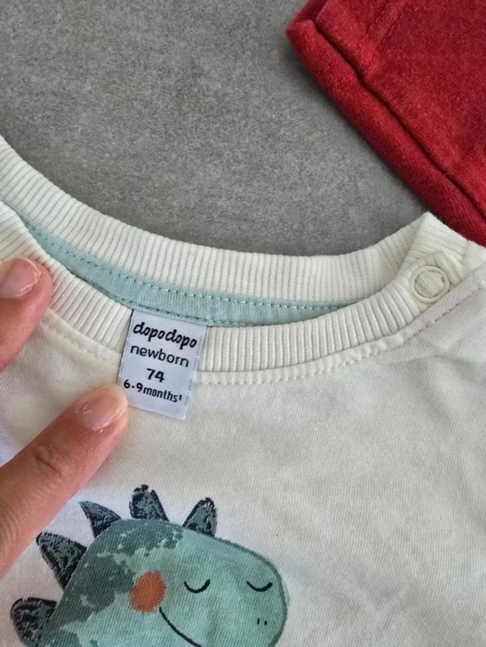 Lot de 2 tee shirts manches longues - photo numéro 3