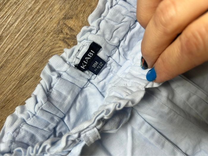 Short bleu ciel - photo numéro 2