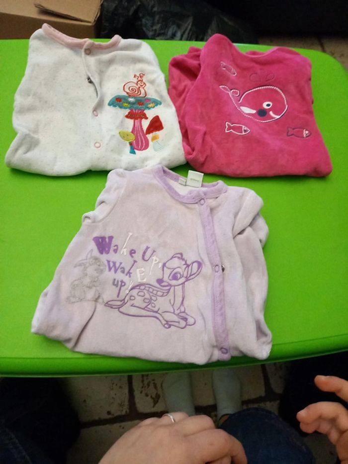 Lot 3 pyjama chaud 3 mois