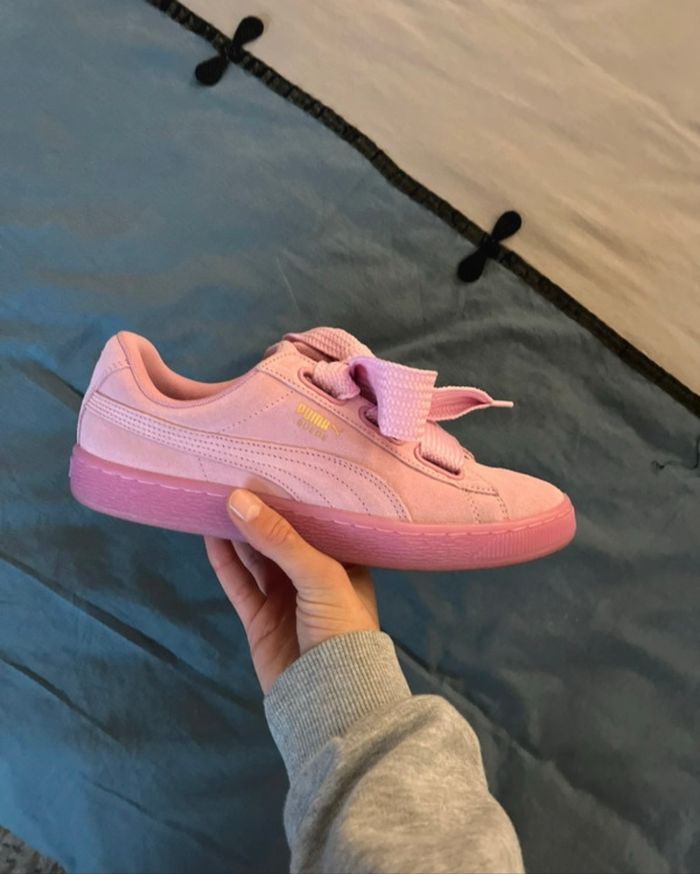 Basket Puma rose - photo numéro 2