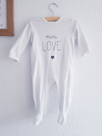 Kiabi - Grenouillère / pyjama une pièce / dors bien en velours