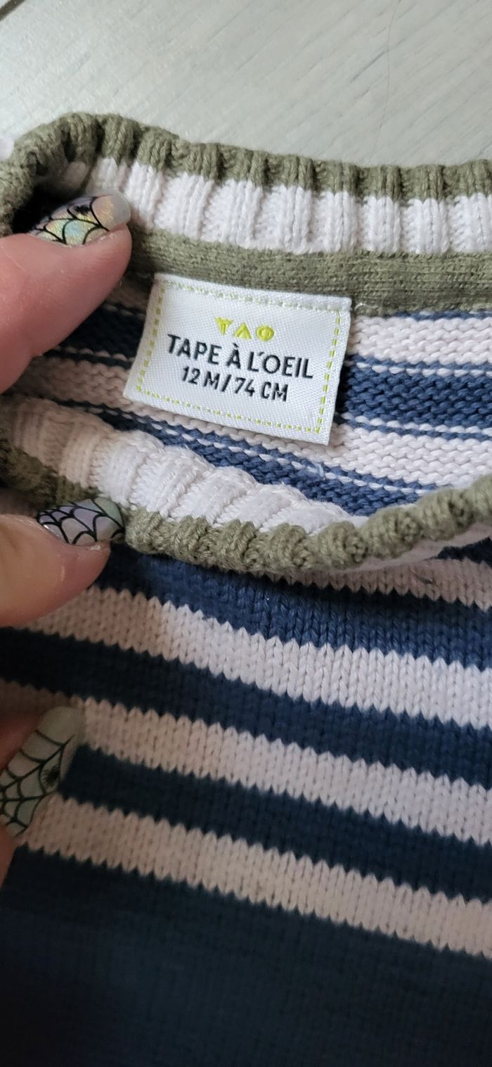 Pull Tape à l'œil 12 mois - photo numéro 2