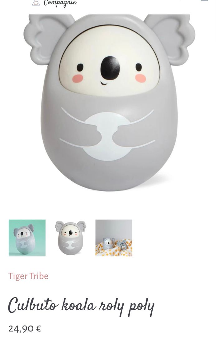 Culbuto Koala neuf Tiger tribes - photo numéro 3