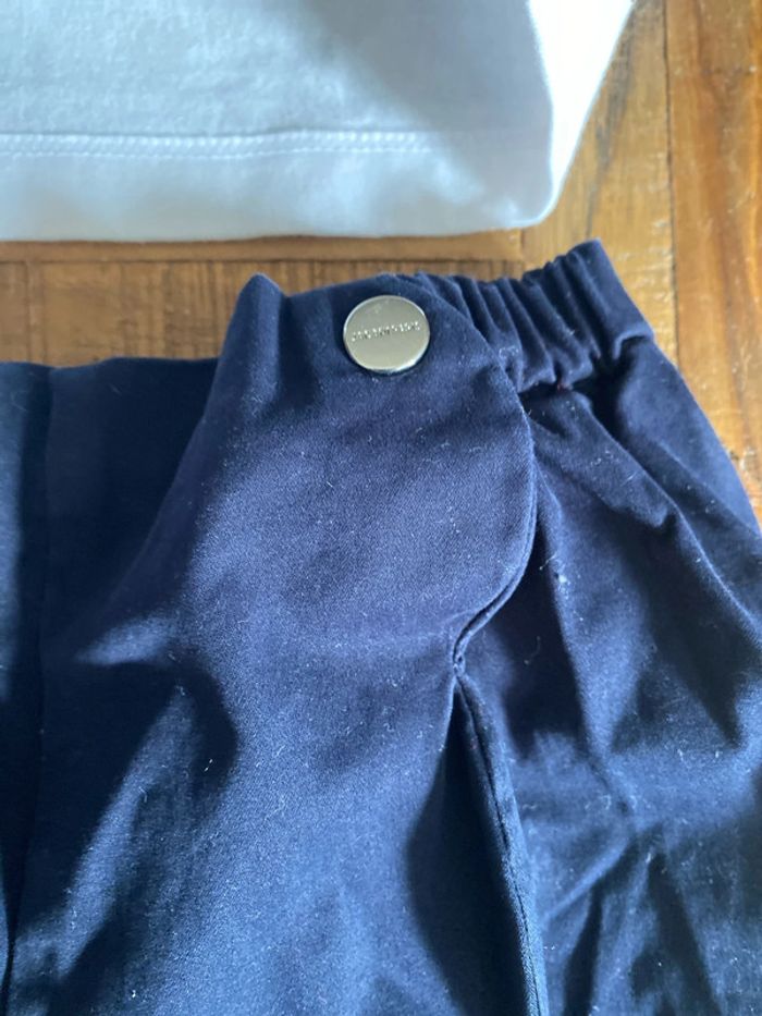 Ensemble short bleu et blanc - photo numéro 2