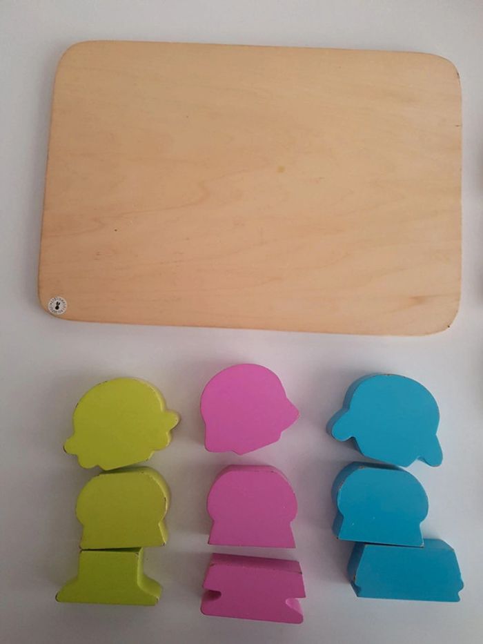 Funny magnets princesse et Puzzle dolls en bois Janod - photo numéro 8
