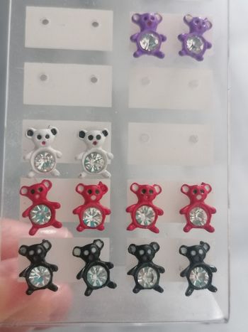 Boucles d'oreilles ourson 🐻
