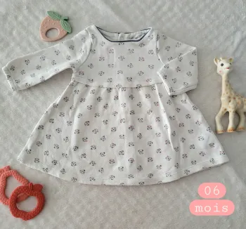 Robe automne hiver Obaïbi 06mois