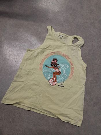 tee shirt débardeur fille 8 ans