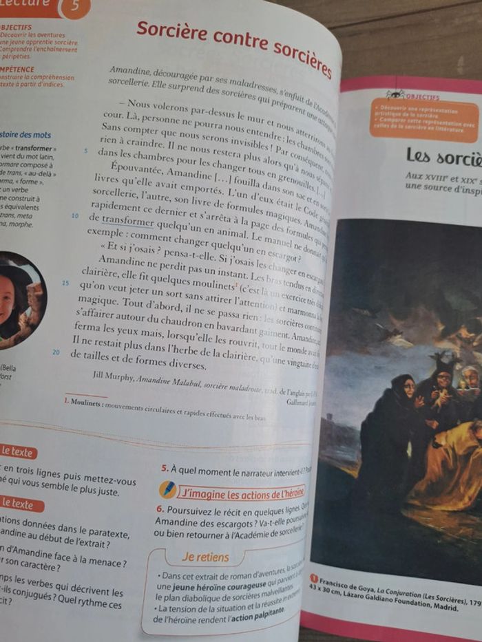 Manuel de français 6èmes
L'envol des lettres Belin éducation - photo numéro 5