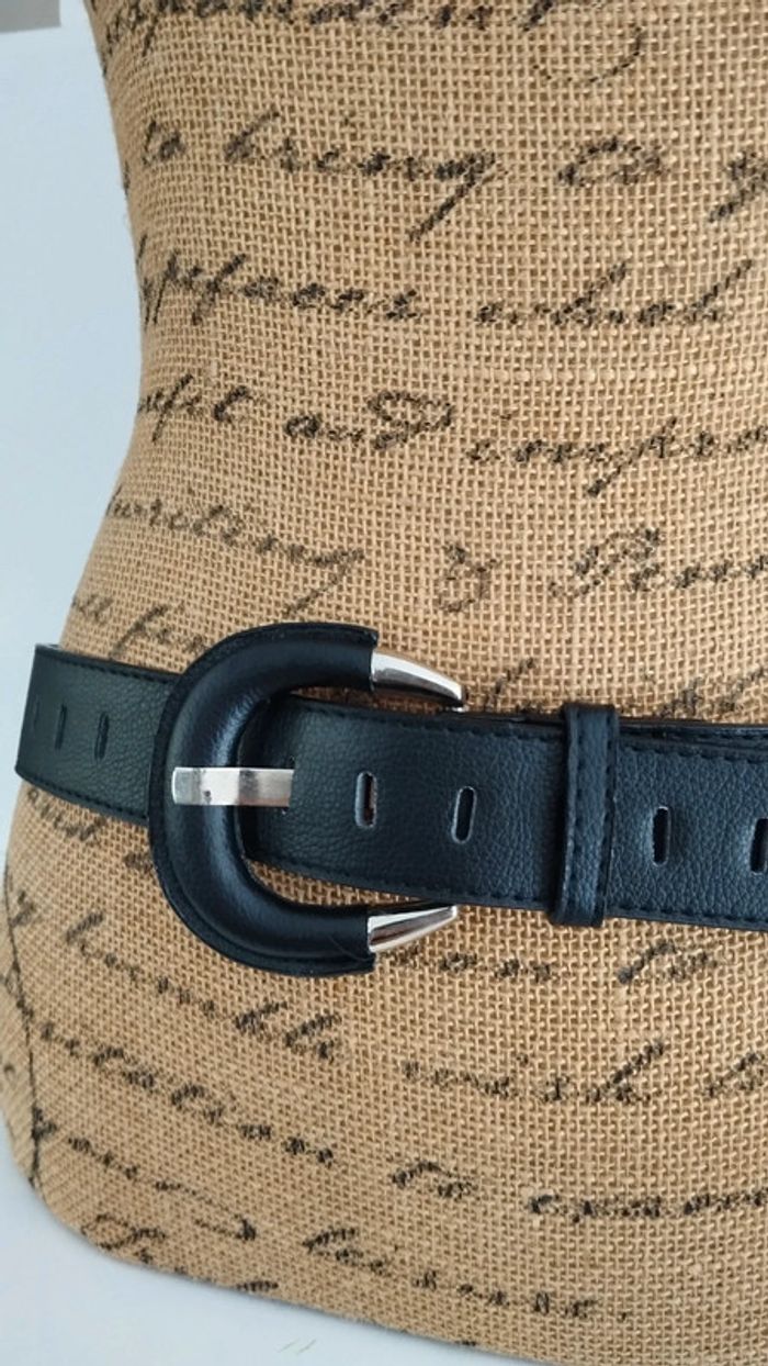Ceinture noire 90 cm femme - photo numéro 4