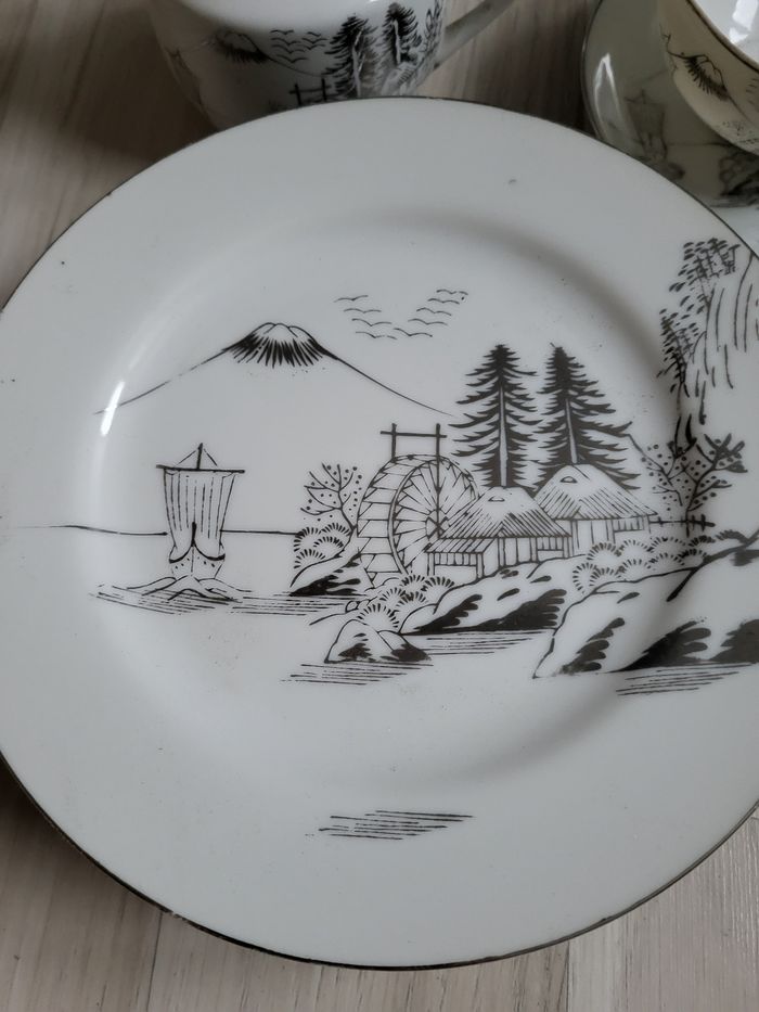 Service à thé et à dessert japonaises - photo numéro 3