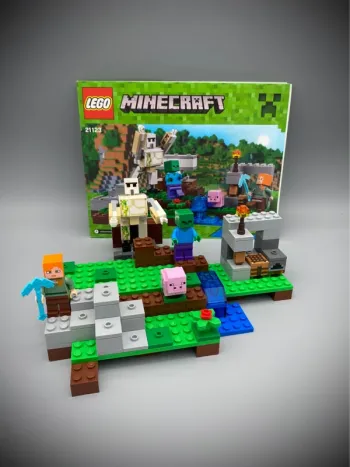 LEGO Minecraft 21123 - Le Golem de Fer - Complet avec Notice
