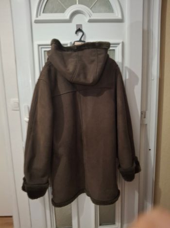Manteau marron  fourré