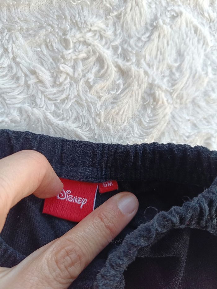 Ensemble velours (boléro+pantalon) anniversaire mariage Noël fête Garçon 6 mois Mickey Originals - photo numéro 7