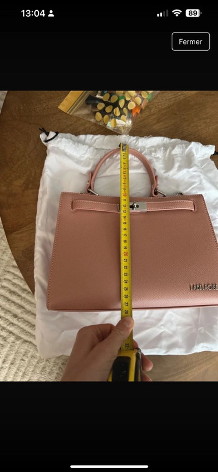 Sac à main label rose. - photo numéro 8