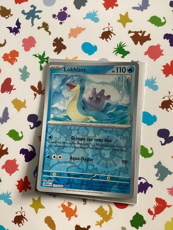 carte Pokémon lokhlass reverse 131/165 EV3.5 collection 151 FR neuf sortie de booster