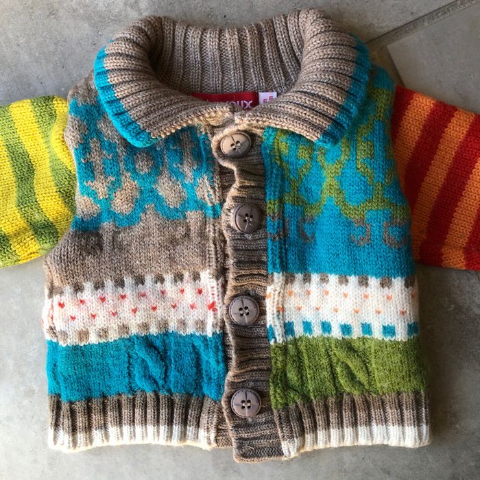 Gilet haut pull Clayeux 3 mois / 60 cm - photo numéro 2