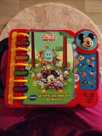 Livre jeu éducatif mickey