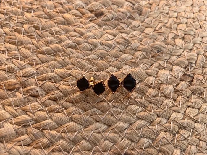 Bijoux 🎀 Boucles d’oreilles noeuds noir