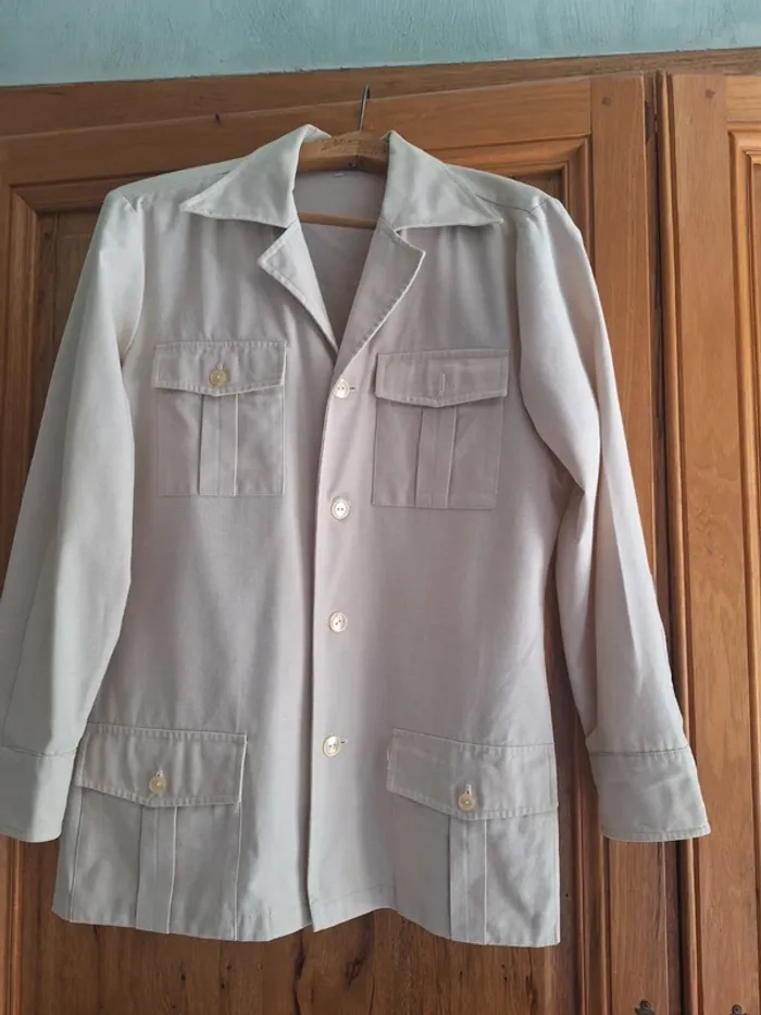 Veste vintage saharienne Pierre Clarence - photo numéro 2
