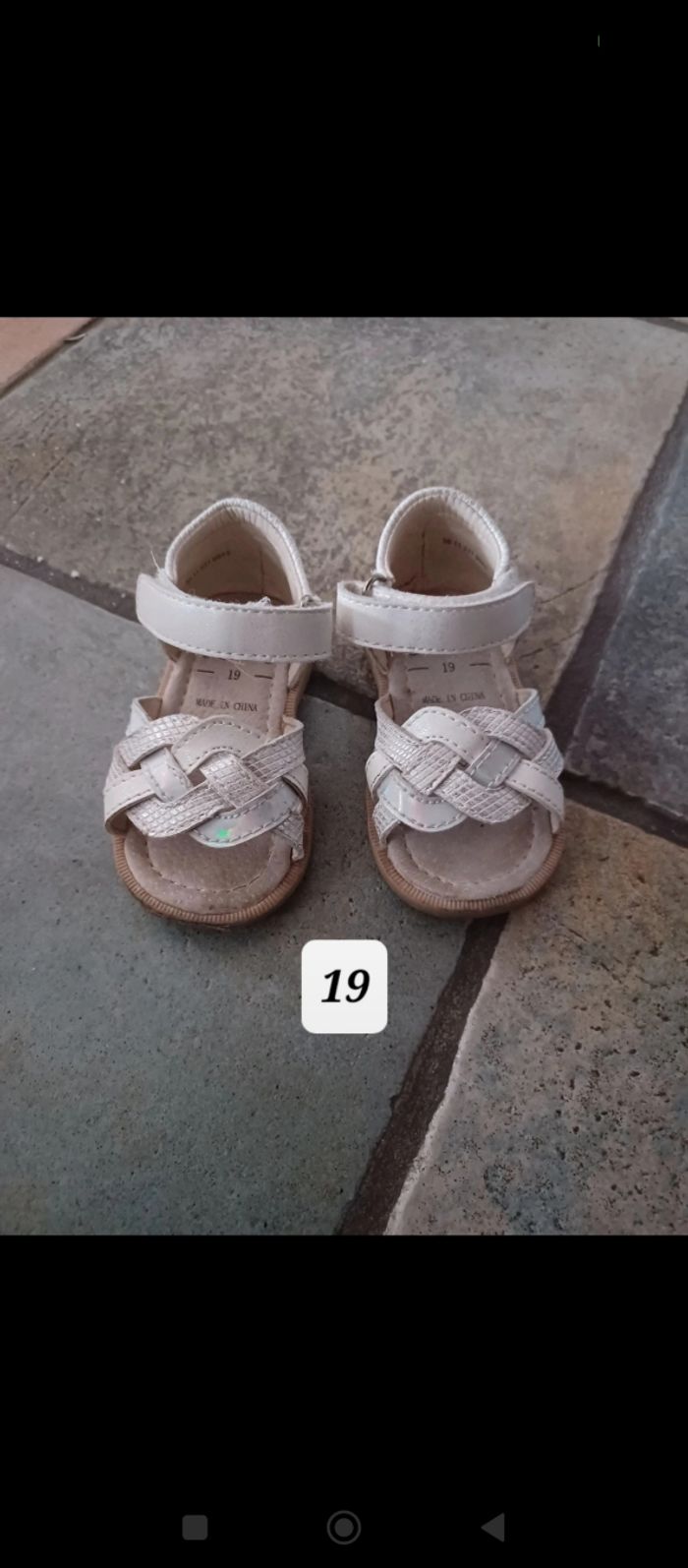 Sandales bébé fille