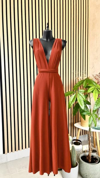 Combi plusieurs positions couleur terracotta dos nu