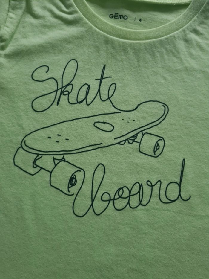 Tee-shirt Skateboard garçon 4 ans - photo numéro 2