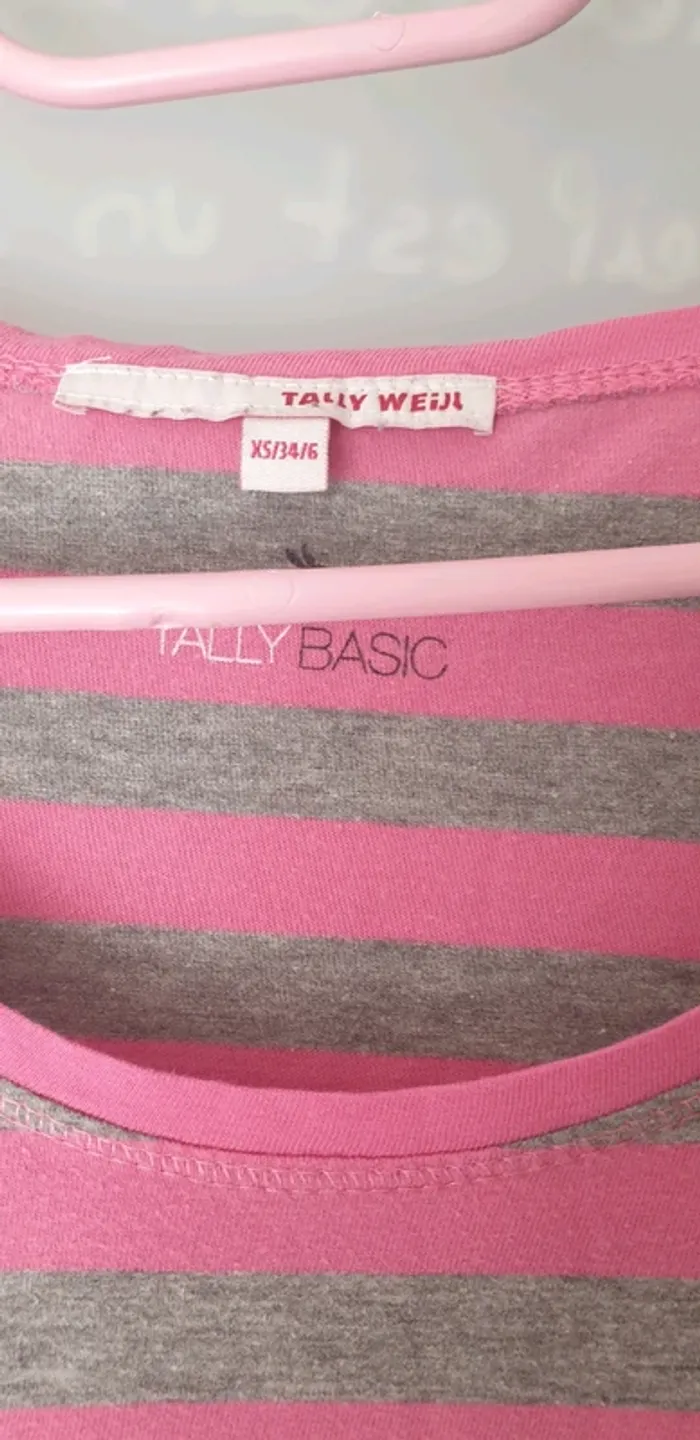 Pull rose et gris Tally weijl - photo numéro 3