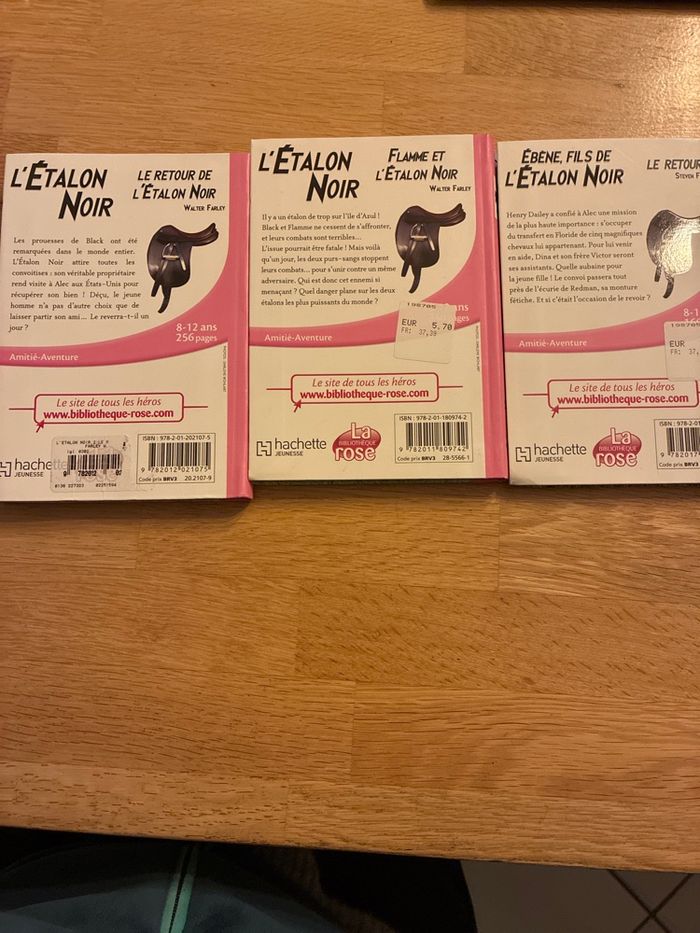 Lot de livres l’étalon noir - photo numéro 2