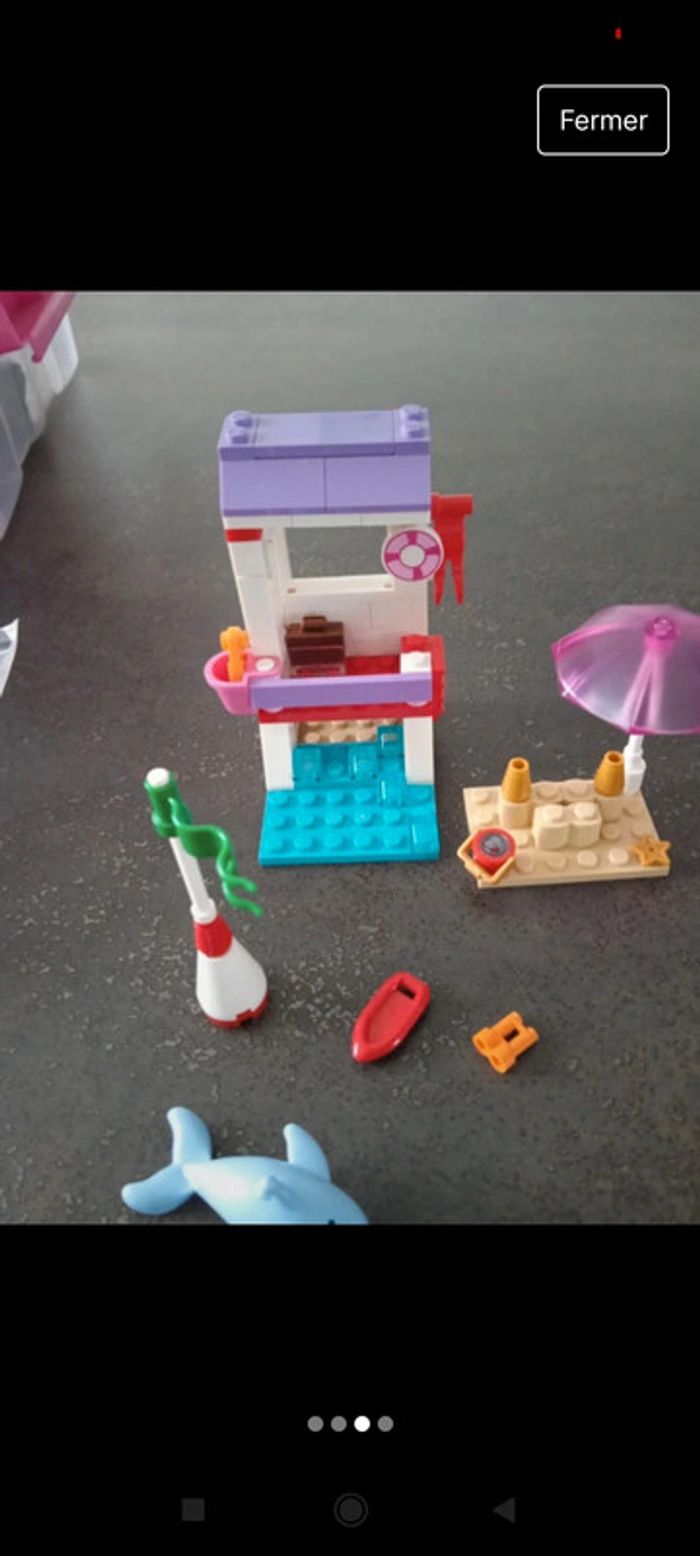 Lego poste de sauvetage et dauphin - photo numéro 3