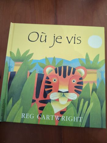 Livre enfant ou je vis 