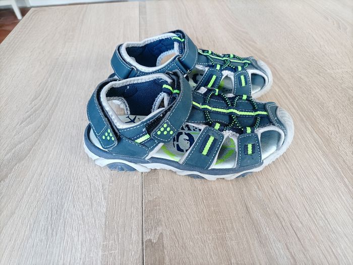 Sandales garçon bleues/vertes - taille 31