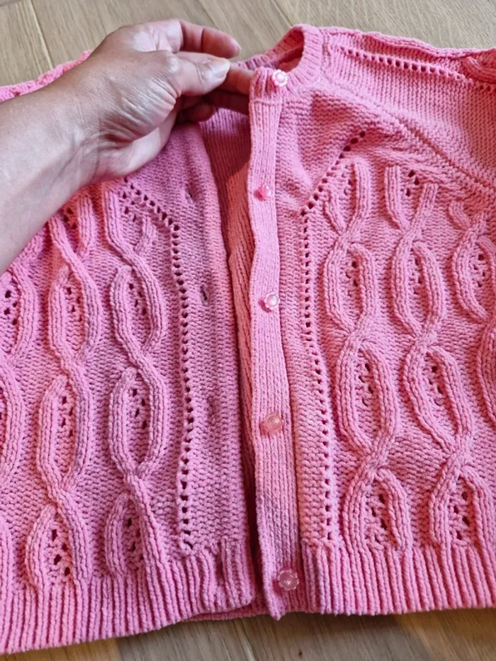 Gilet fille Sergent Major taille 6 ans rose - photo numéro 3