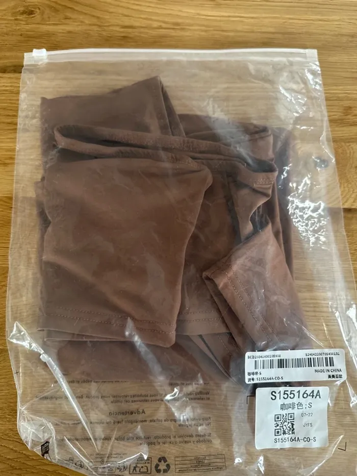 Ensemble deux pièces marron – Taille S - photo numéro 3
