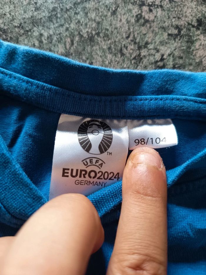 T-shirt taille 2-4 ans uefa euro 2024 - photo numéro 3