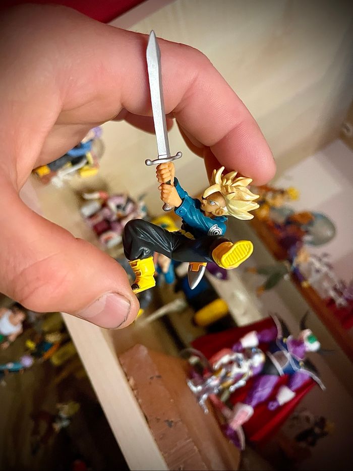 Figurine dragon ball gashapon hg Trunks
