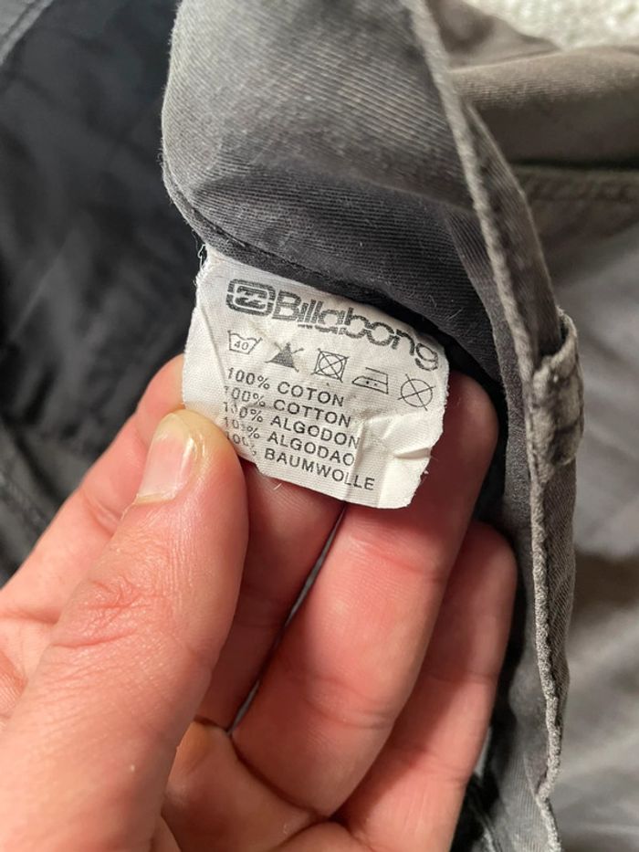 Jort baggy large Billabong taille 32US cargo hip-hop streetwear y2k skater brodé - photo numéro 10