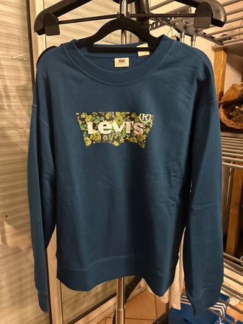 Sweat-shirt Levis bleu