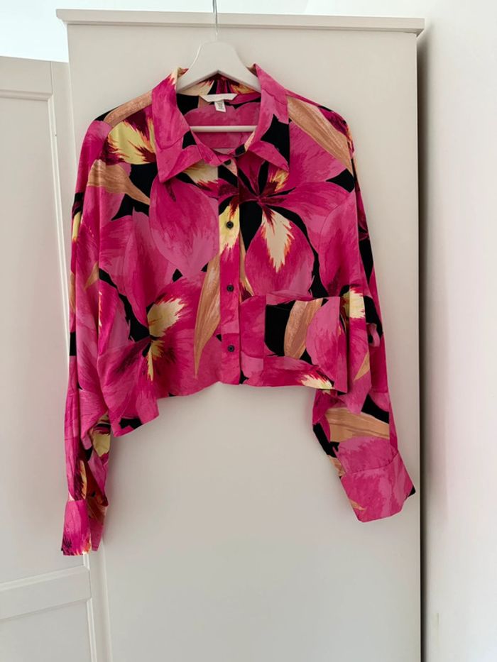 Superbe chemise ou veste legere neuve en viscose coloré H&M 🌸 42 XL - photo numéro 6
