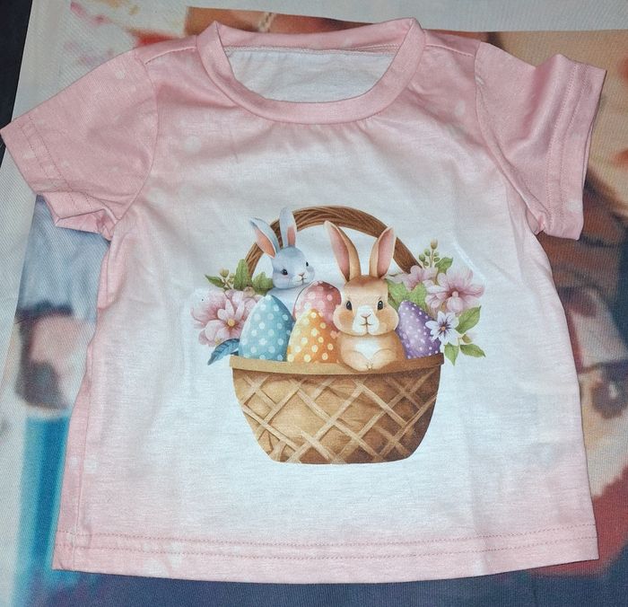 Tee-shirt manches courtes Lapins 12 mois