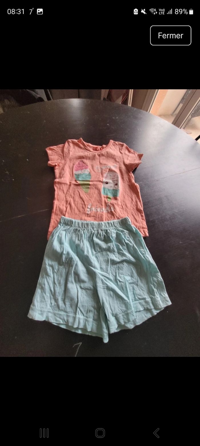 Pyjama short 5 ans
