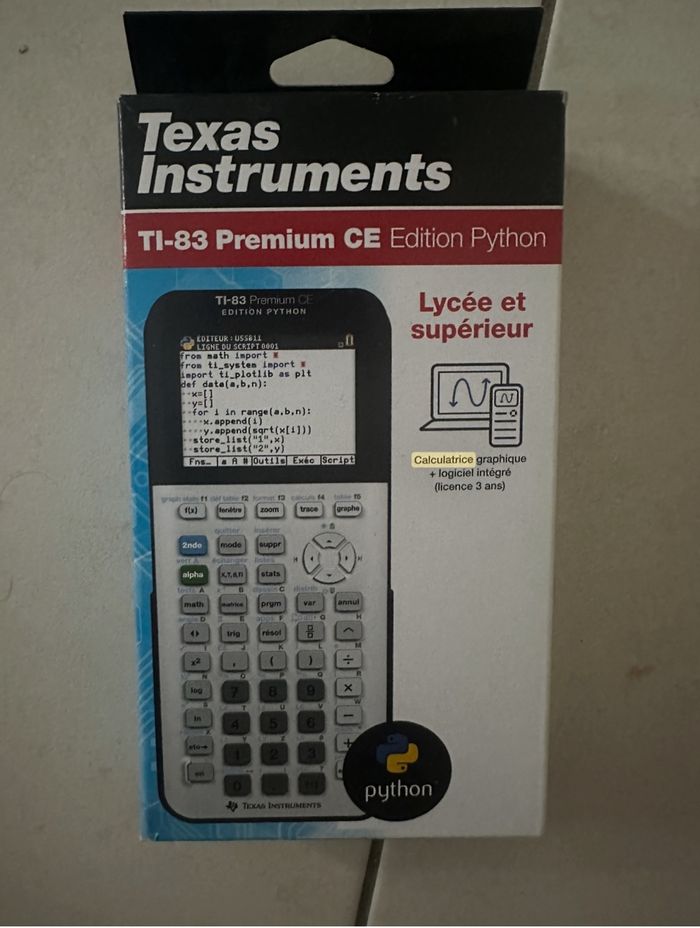 Calculatrice texas instruments