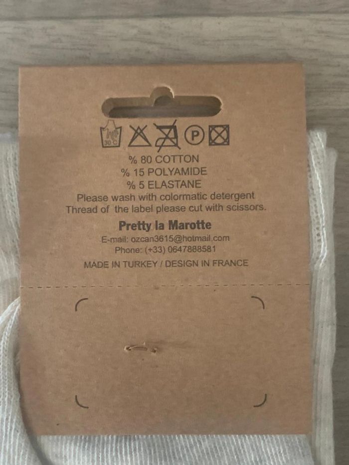 Chaussettes Peintre Parisien BeigeMarron Collection - photo numéro 3