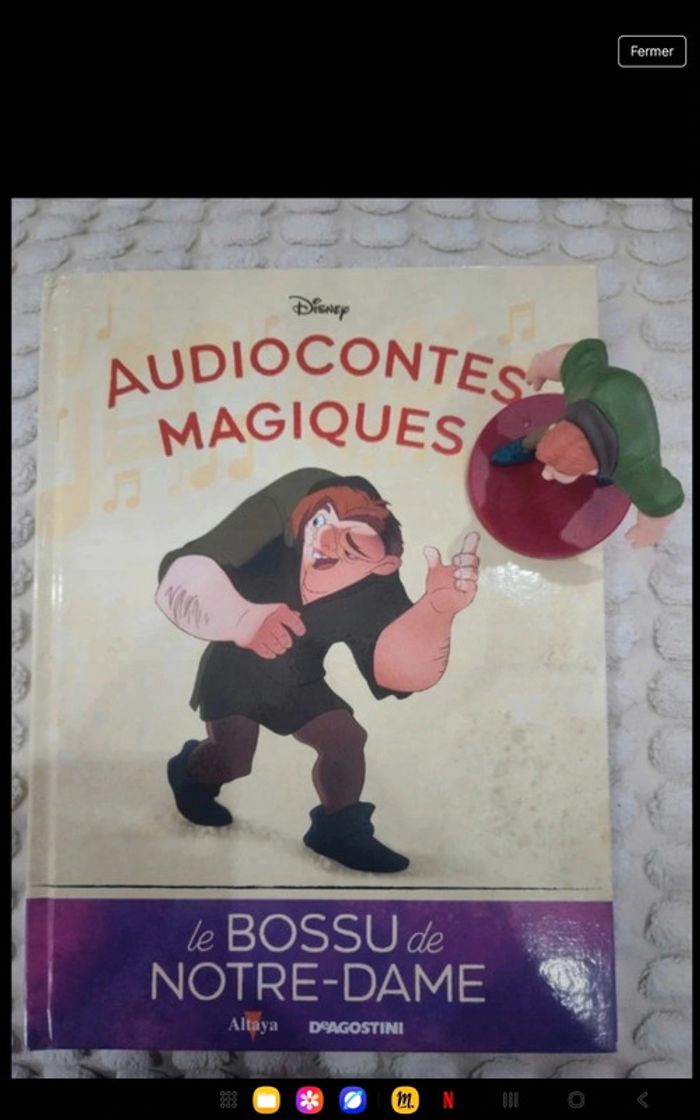 30ėme audioconte magique altaya deagostini disney audio conte compte comte magic livre& figurine